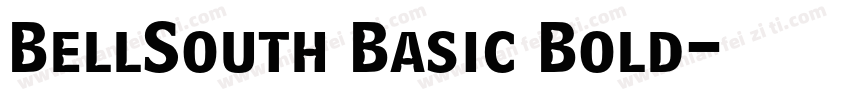 BellSouth Basic Bold字体转换